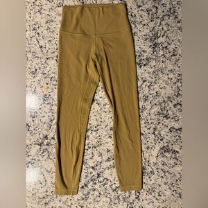 lululemon align Olive Green Leggings size 4